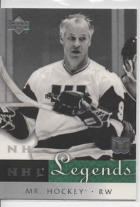 2000-01 UPPER DECK GORDIE HOWE NHL LEGENDS