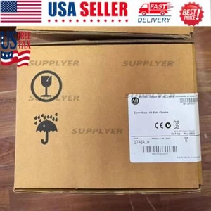 New Factory Sealed 1746-A10 Allen Bradley 1746-A10 SLC 10 Slots Chassis SER B - Picture 1 of 4