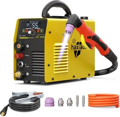 haxiaoer 55A Plasma Cutter 240V Non-Touch Post Flow, 2T/4T, 15mm Maximum Cut