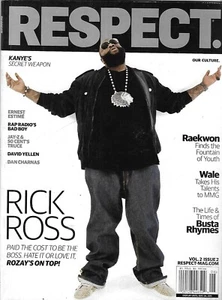Respect Magazine Rick Ross Wale Busta Rhymes Raekwon Ernest Estime Dan Charnas - Picture 1 of 6