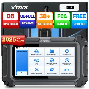 2025 XTOOL D6S Car OBD2 Scanner FCA Full System Diagnostic Tool 30+ Reset CANFD - Picture 1 of 10