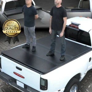 5 ft Hard Tri-Fold Truck Bed Tonneau Cover Fit Fpr 2019 2020 2021 Ford Ranger - Picture 1 of 22