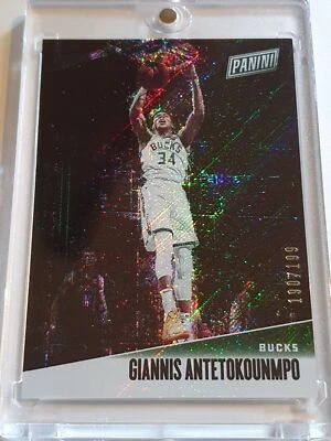 2019 Panini Giannis Antetokounmpo #GA COSMIC SHIMMER /199 Father's Day - Rare - Image 1 of 3