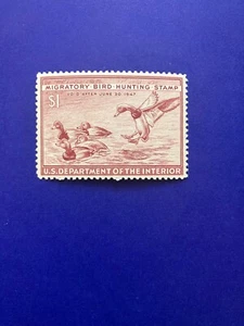 RW13 MINT VF-XF OG NH 1946 FEDERAL DUCK STAMP - Picture 1 of 2