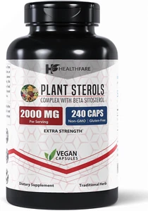 Plant Sterols Supplement | 2000Mg | 240 Capsules | Extra Strength with Beta Sito - Picture 1 of 12