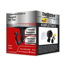 Produktbild - Anhängerkupplung Autohak starr +ES 13 spez. für Peugeot 807 Van EB BJ 06.02- NEU