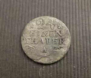 Germany Prussia 1782-A 1/24 Thaler Frederick II. Silver VF CA172 - Picture 1 of 2