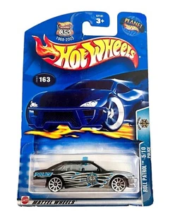 Hot Wheels 2003 Roll Patrol Series #163 Police Flat Black w/ 10SPs - Picture 1 of 6