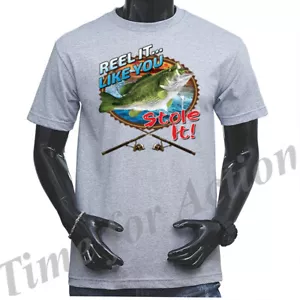 CARRETE IT... COMO TÚ... LO ROBÓ... Camiseta gráfica de pesca deportiva al aire libre - Imagen 1 de 16