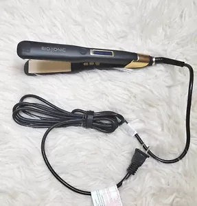 Bio Ionic Gold Pro 24K Ceramic Smoothing 1.5" Flat Iron Up to 450° Nano Tec NEW - Picture 1 of 9