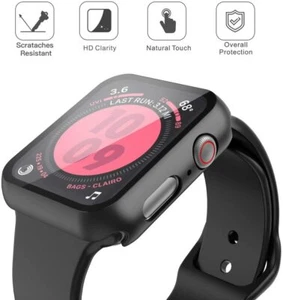 Scratch-Resistant Glass Front Guard Hard Case for Apple Watch SE / Series 6 2020 - Picture 1 of 9