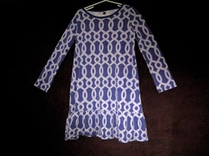 Girl's TEA COLLECTION Dress~100% Cotton Knit~Violet Gem~Sz.10 with Ruffle - Picture 1 of 4