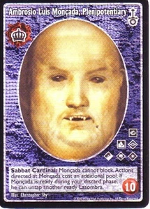 Ambrosio Luis Moncada, Plenipotentiary VTES CCG SW/DTC - choose your version - Picture 1 of 3