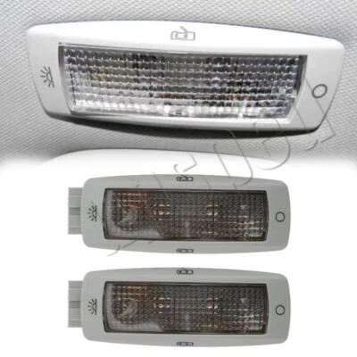 Luz domo mapa lectura trasero gris blanco para VW Golf Passat Skoda asiento excelente Foto 1 de 4