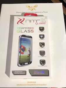 Nitro Glass - Tempered Glass Black Screen protector For Samsung Galaxy S4 - Picture 1 of 2