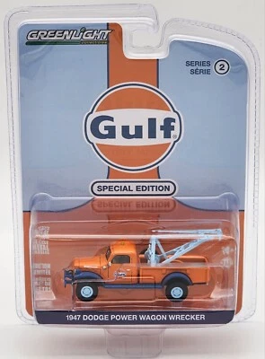 Grúa Greenlight Gulf edición especial serie 2 1947 Dodge Power Wagon! Foto 1 de 3
