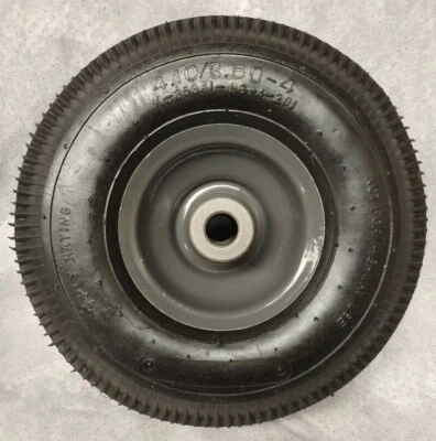 Neumático utilitario multiusos neumático de 4,10/3,50-4" sobre rueda 4" nuevo buje centrado Foto 1 de 3