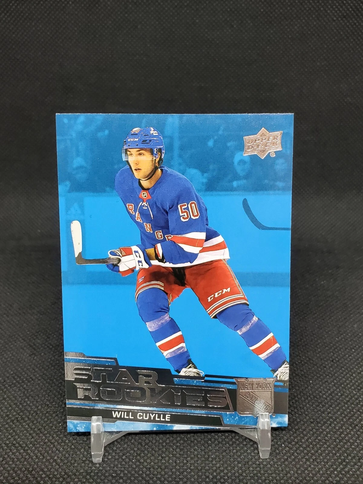 2023-24 Upper Deck Star Rookies Will Cuylle #20 Blue Parallel