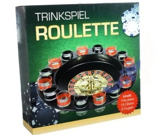 Casino Roulette Trinkspiel Partyspiel,Saufspiel mit Schnapsgläser,JGA,NEU - Bild 1 von 1