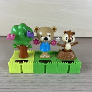 Lot of 3 Solar Power Dancing Tree Bird Spring Bear Gopher Flowers Animal Nature - Picture 1 of 8