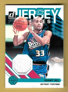 GRANT HILL 2020-21 PANINI DONRUSS GAME USED JERSEY RELIC CARD # JS-GHL NBA HOF - Picture 1 of 2