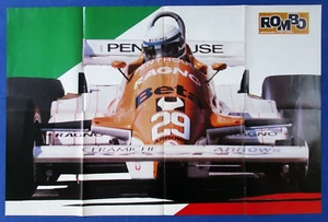 Poster "RICCARDO PATRESE - FORMULA 1 - ARROWS TEAM FORD A3 - BETA/RAGNO" - 1981 - Picture 1 of 1