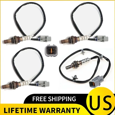 Set of 4 Oxygen Sensor For Hyundai Tucson Kia Sportage 2.7L 2005 2006 2007-2009 - Image 1 of 4