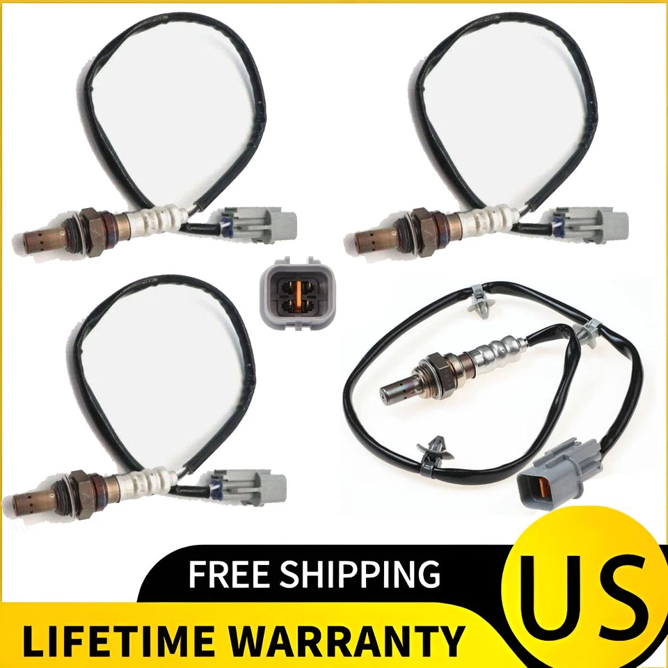 Juego de 4 sensores de oxígeno para Hyundai Tucson Kia Sportage 2,7 L 2005 2006 2007-2009 Foto 1 de 4