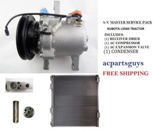 NEW A/C Compressor MASTER SERVICE PACKAGE for Kubota L3560 RD45193900 - Foto 1 di 1