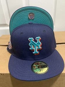 NEW ERA New York Mets Shea Stadium 59Fifty Hat Club Exclusive Cap Islanders Navy - Picture 1 of 23
