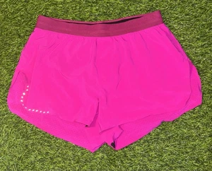 Lululemon Fast Free Short 3" Lined Hot Pink Men’s Size Medium Running Gym - Picture 1 of 5