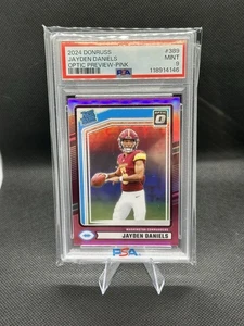 2024 Donruss Jayden Daniels Optic Preview Pink PSA 9 - Bild 1 von 1
