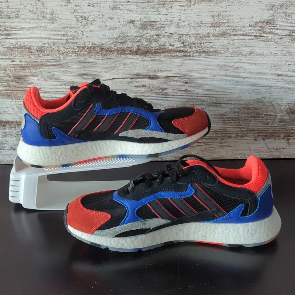 Adidas Originals Tresc Run Boost EF2825 Men's Size 12 Black/Blue/Infared Orange - Image 1 of 4