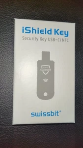 SwissBit Pro V1 Security Key Passkey USB-C Version NFC FIDO2 PIV HOTP TOTP - Bild 1 von 5