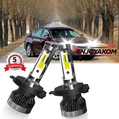 Kit de faros LED blancos para Acura TL 1995-1998 6000K bombilla haz alto bajo 2 piezas Foto 1 de 4