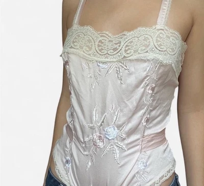 Vintage Miss Dior Lingerie One Piece Light Pink Coquette Bridal - Image 1 of 4