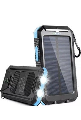 Annero Solar Charger 20000mAh, Portable Solar Power Bank Waterproof Solar(M445) - Image 1 of 4