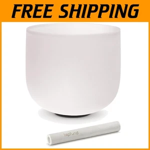 8" A Note Quarz Kristall Klangschale - Drittes Auge Chakra - Bild 1 von 11