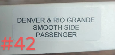 DENVER & RIO GRANDE SMOOTH SIDE PASSENGER 9 PASSENGER CAR CONCORD  - Image 1 of 4