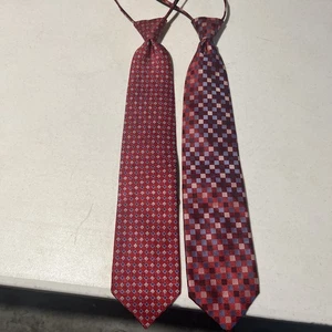 2 Bocara Ties 3” Red - Picture 1 of 4