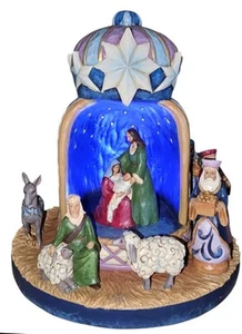 Jim Shore Lighted Nativity Scene"Wonder Beneath The Star" #4060109 Rare EUC - Picture 1 of 5