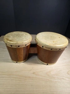 Bongo Drum Set 6" 7" Adults, Kids, Beginners - Picture 1 of 9