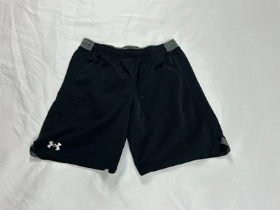 Under Armour Athletic Shorts Youth Boys Black/Gray_Sz_YXL - Image 1 of 4