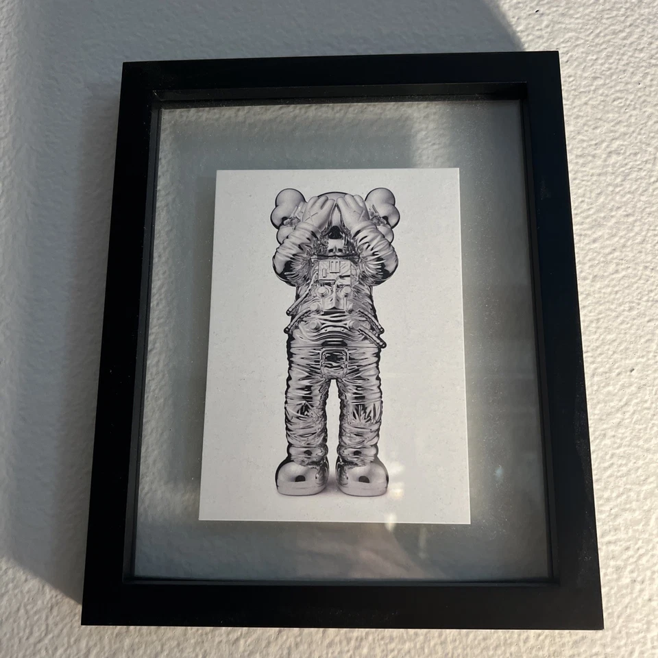 Brooklyn Museum Kaws Postcard Art 2020 Framed Artwork - Image 1 of 1