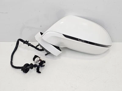 Espejo retrovisor izquierdo del lado del conductor blanco OEM AUDI A7 S7 RS7 2012-2018 (sin vidrio) Foto 1 de 4