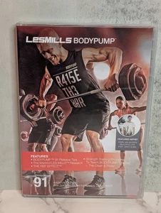 Les Mills BODYPUMP Body Pump 91 DVD + CD + Notes Strength Workout Home Training - Foto 1 di 6