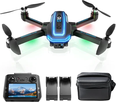 G10 GPS Drones Con Telecamera 4K(Radiocomando Con Schermo)45 Min Di Volo,600M/Ft - Immagine 1 di 4