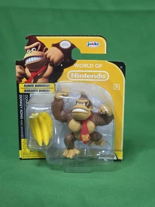 New World of Nintendo: Donkey Kong 2.5" Figure Jakks Pacific 2.5" 2014  - Foto 1 di 6