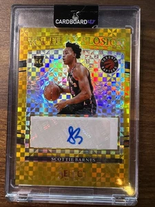 Panini Select Scottie Barnes Youth Explosion 2021-22 automático dorado 6/10 - Imagen 1 de 4