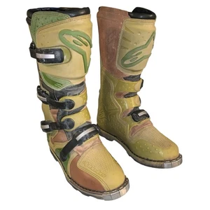 Alpinestars Tech 3 Motocross Boots Men’s Size 9 **Rare Colorway** - Picture 1 of 12